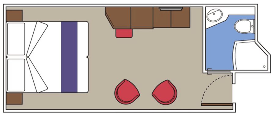 Внутренняя каюта (Interior) на MSC Sinfonia